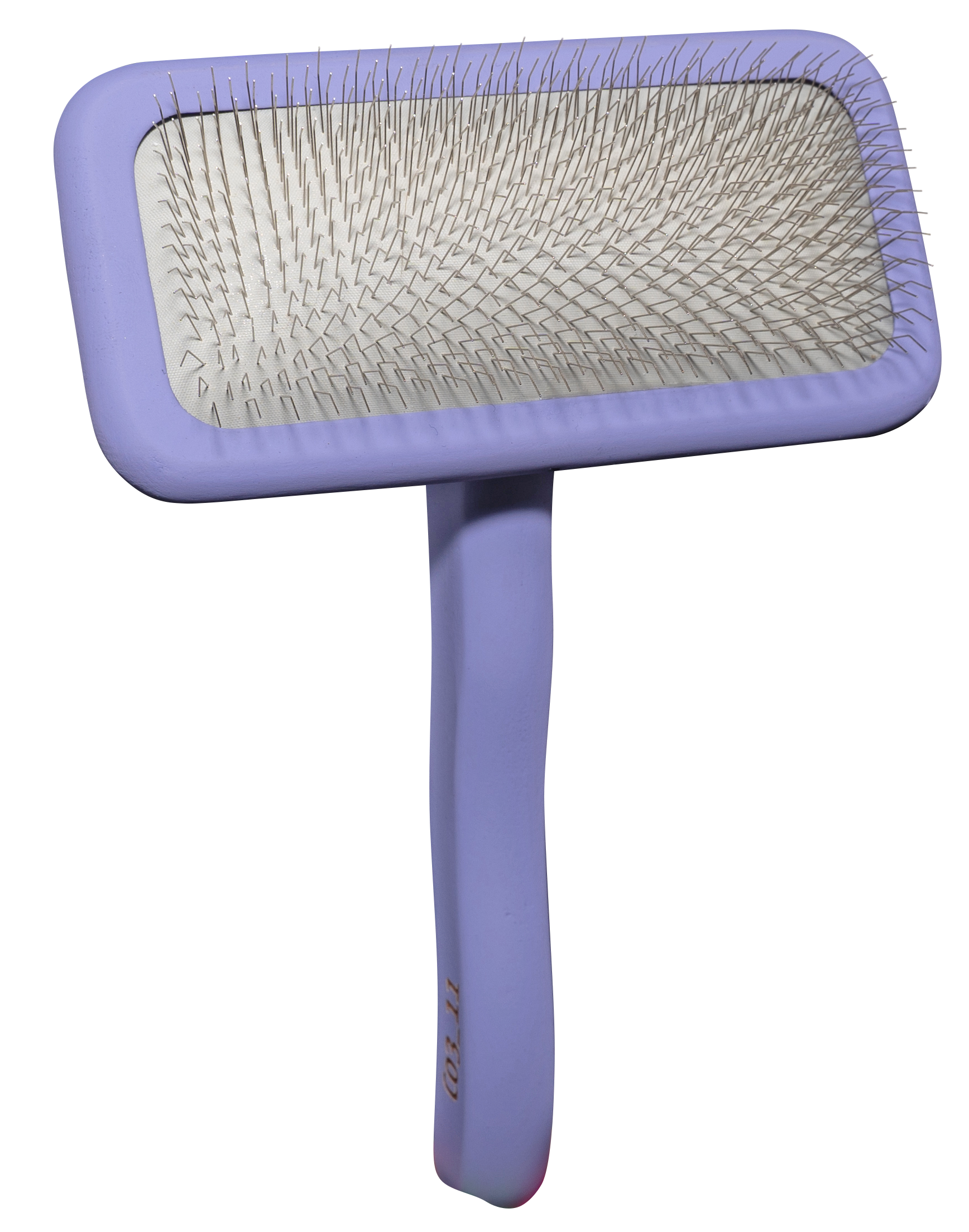 Brush TAURO PRO LINE, wooden, rectangular shape, teeth 11 mm