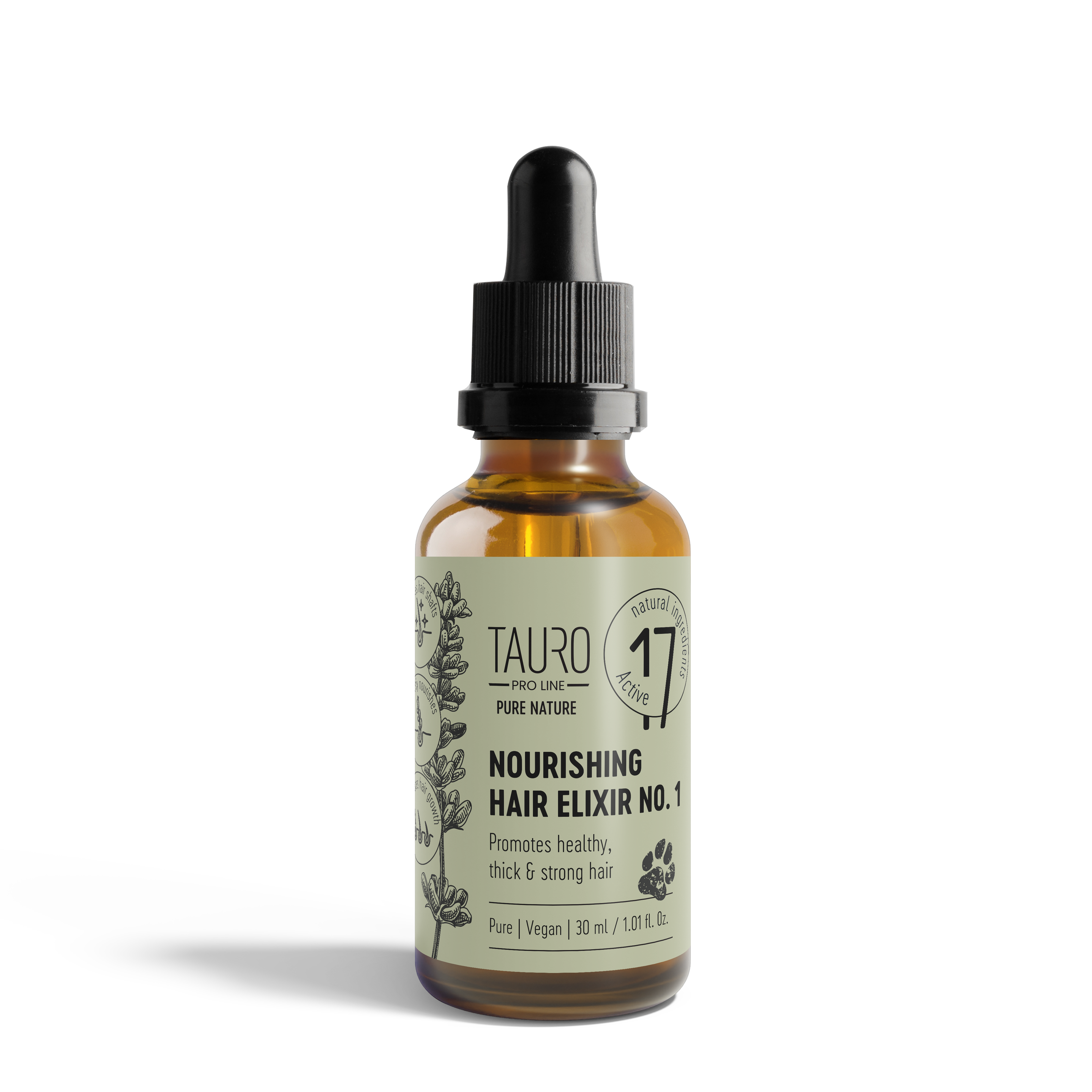 TAURO PRO LINE Pure Nature Nourishing Elixir No. 1, for dogs and cats coat care