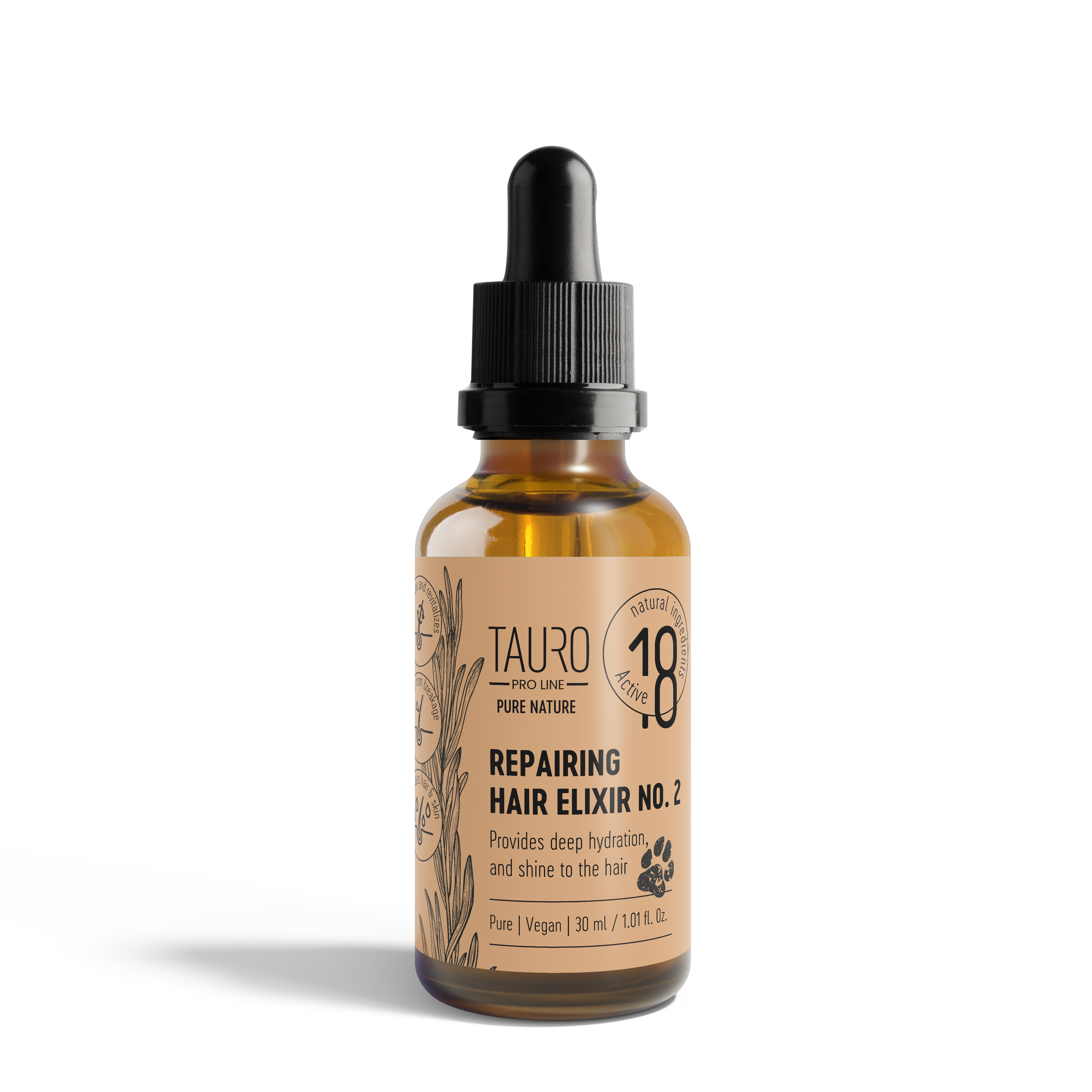 TAURO PRO LINE Pure Nature Repairing Elixir No. 2, for dogs and cats coat repairing