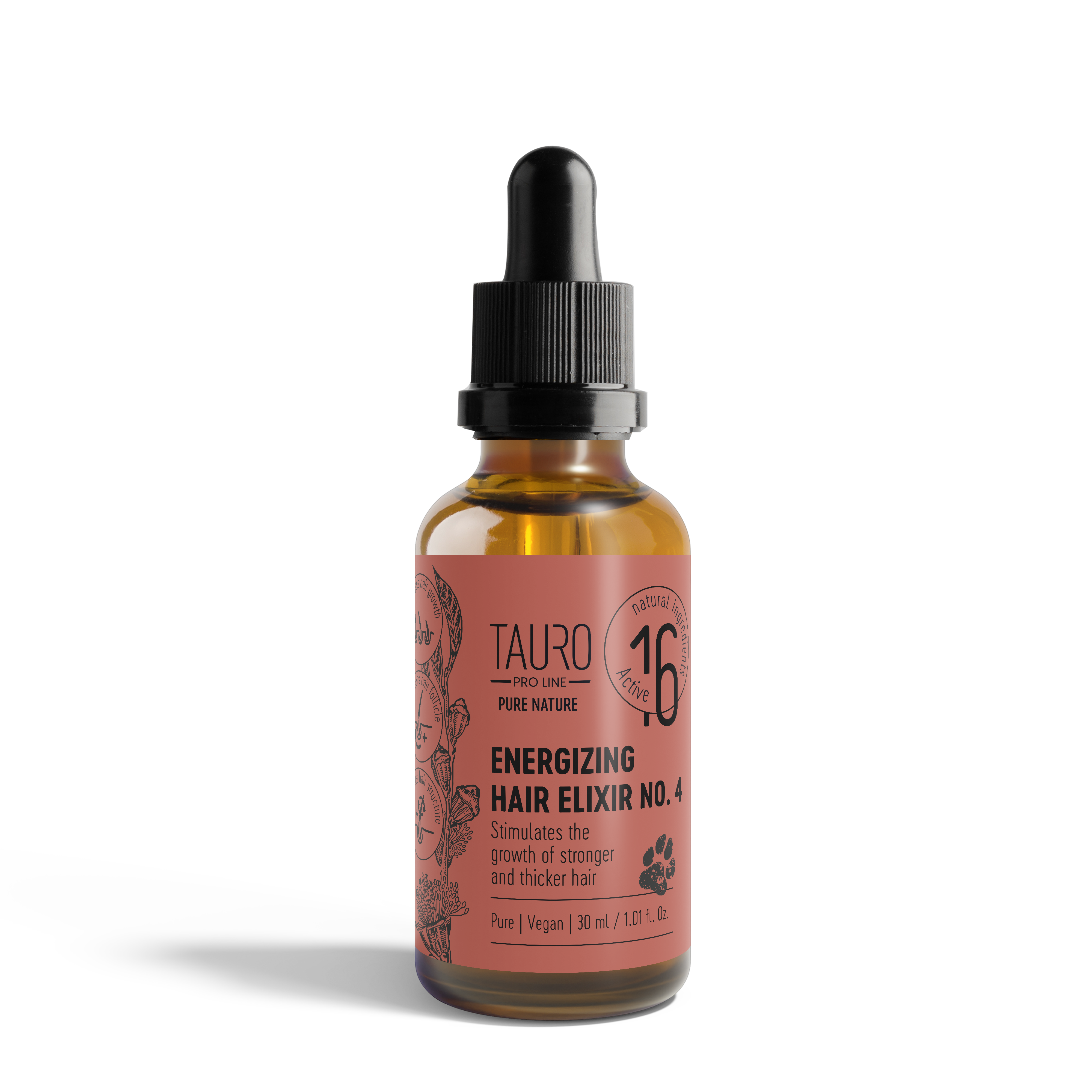 TAURO PRO LINE Pure Energizing Elixir No. 4, to stimulate coat growth for dogs and cats